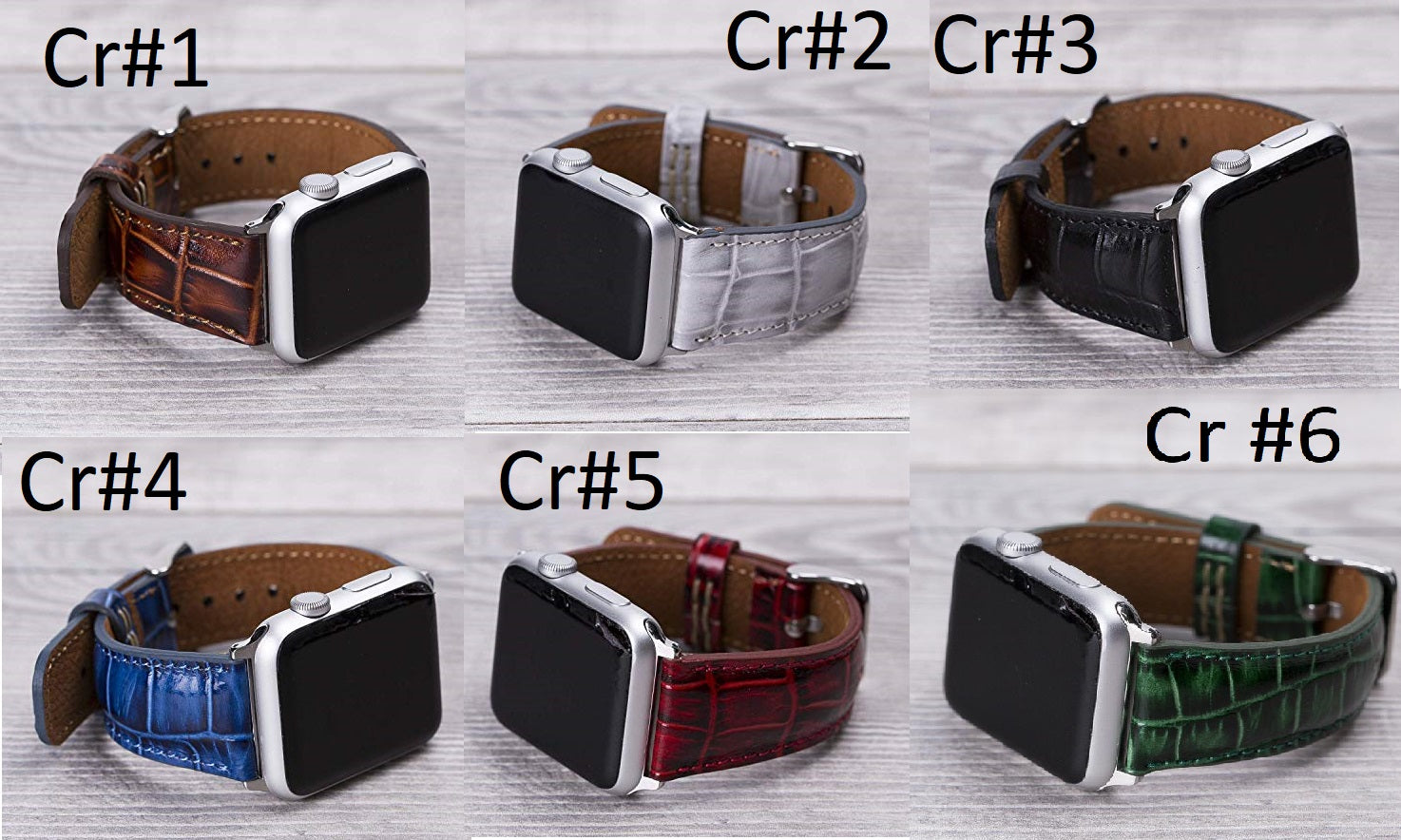 Custom Order Classic/ Ferro/ Slim/ Rally Leather Apple Watch Band