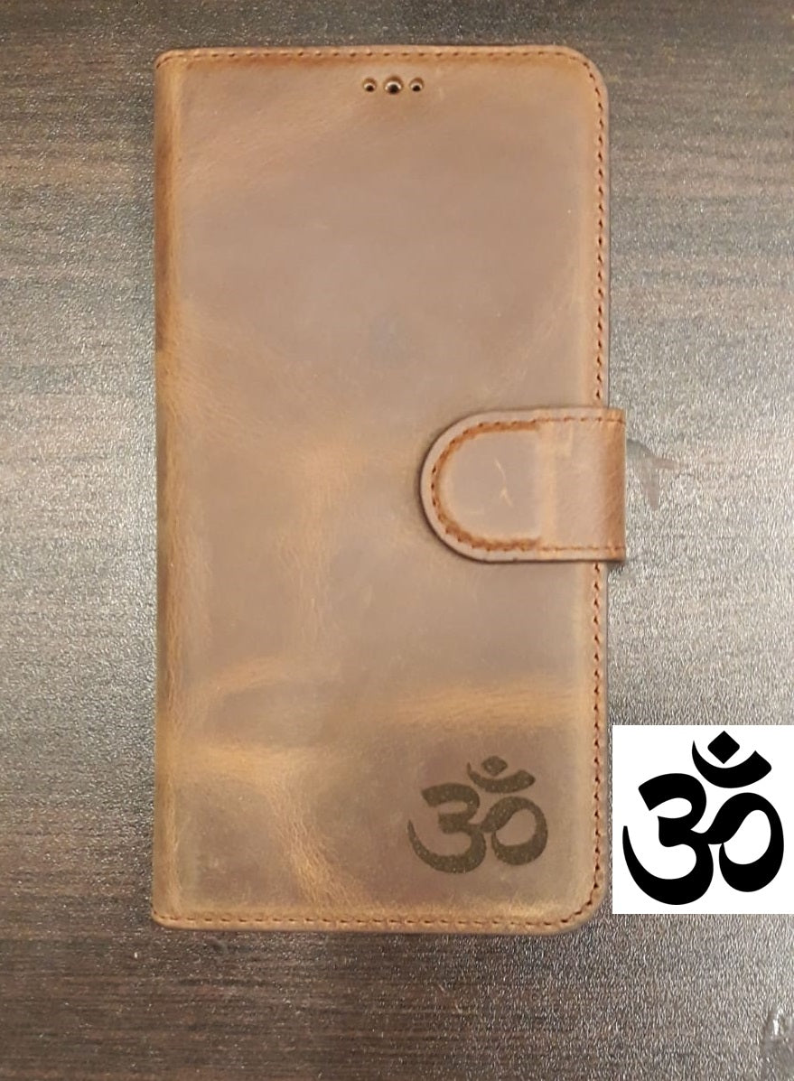 Laser engraving on leather items