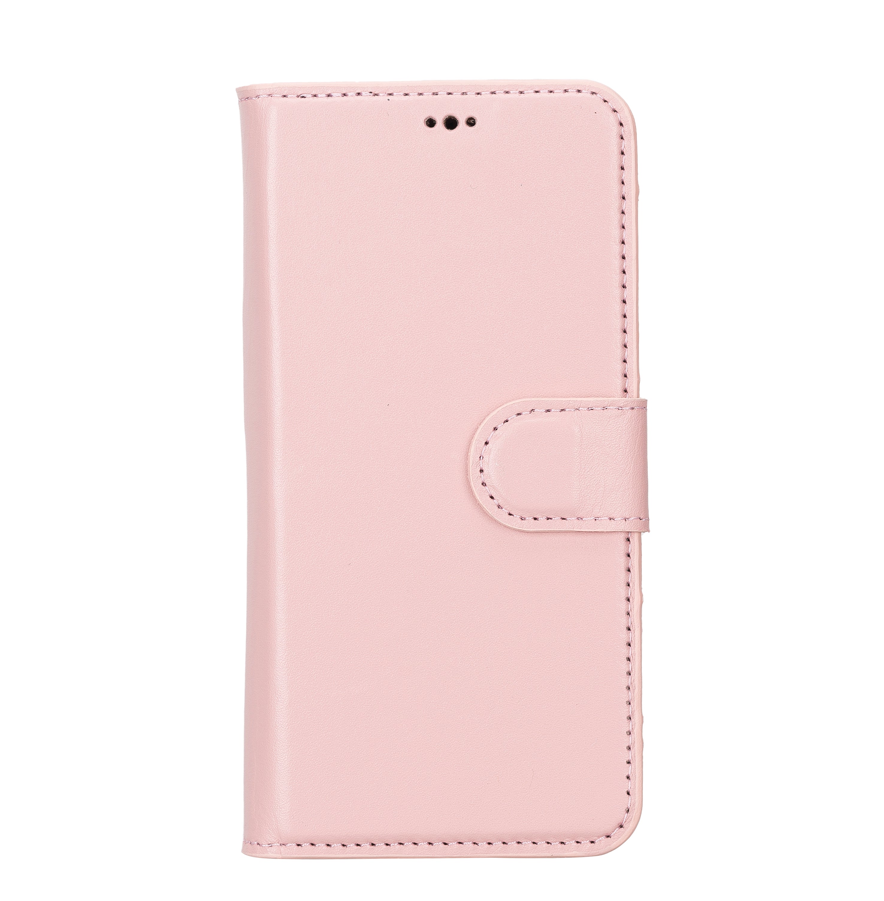 Pink Leather Magnetic Wallet Case for iPhone 14 (6.1")