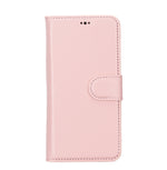 Pink Leather Magnetic Wallet Case for iPhone 14 (6.1")