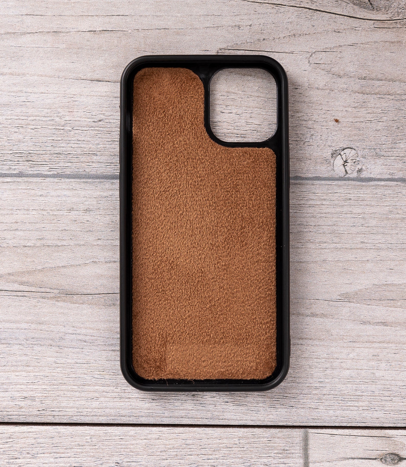 Antic Brown Leather Magnetic Case for iPhone 12 Models