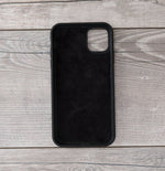 Black Leather Magnetic Wallet Case for iPhone 11 Models