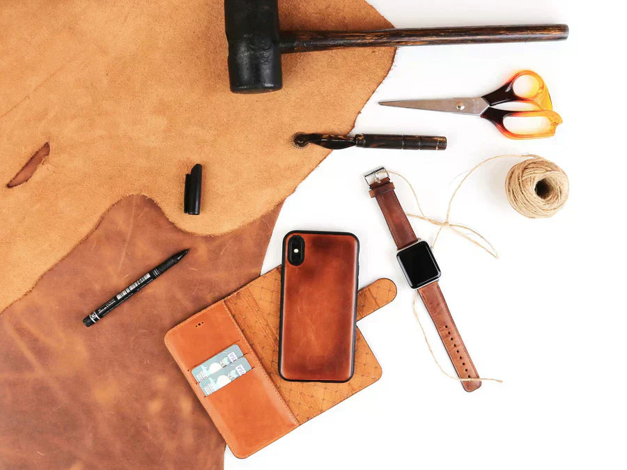 Full Grain, Top Grain, and Genuine Leather