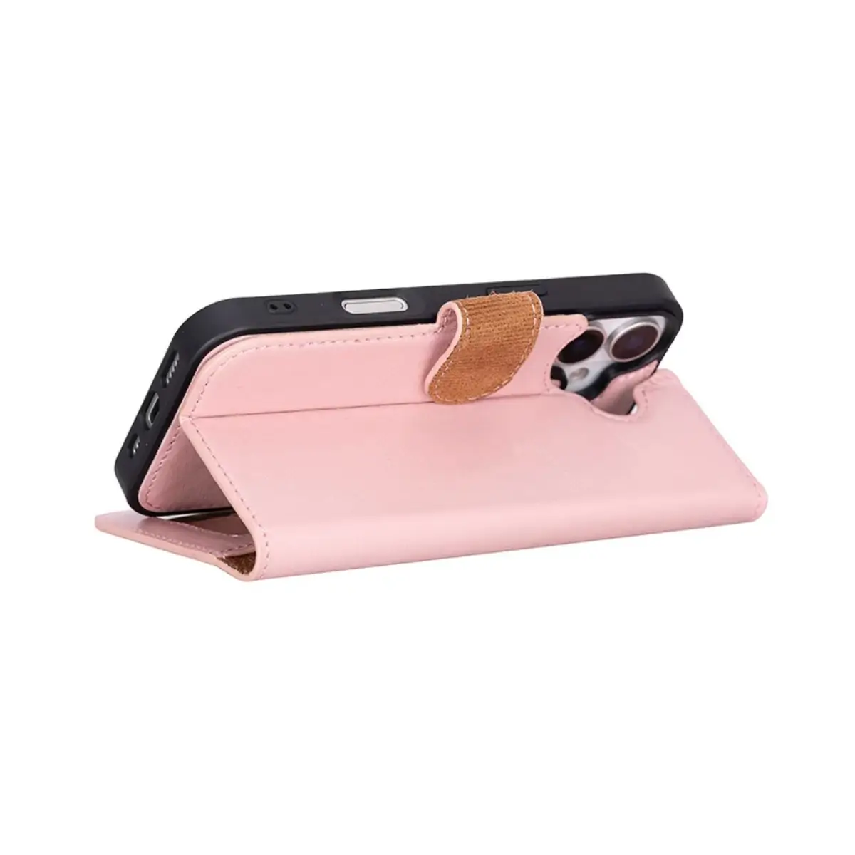 iPhone 17 Leather Case – Pink (Vero)