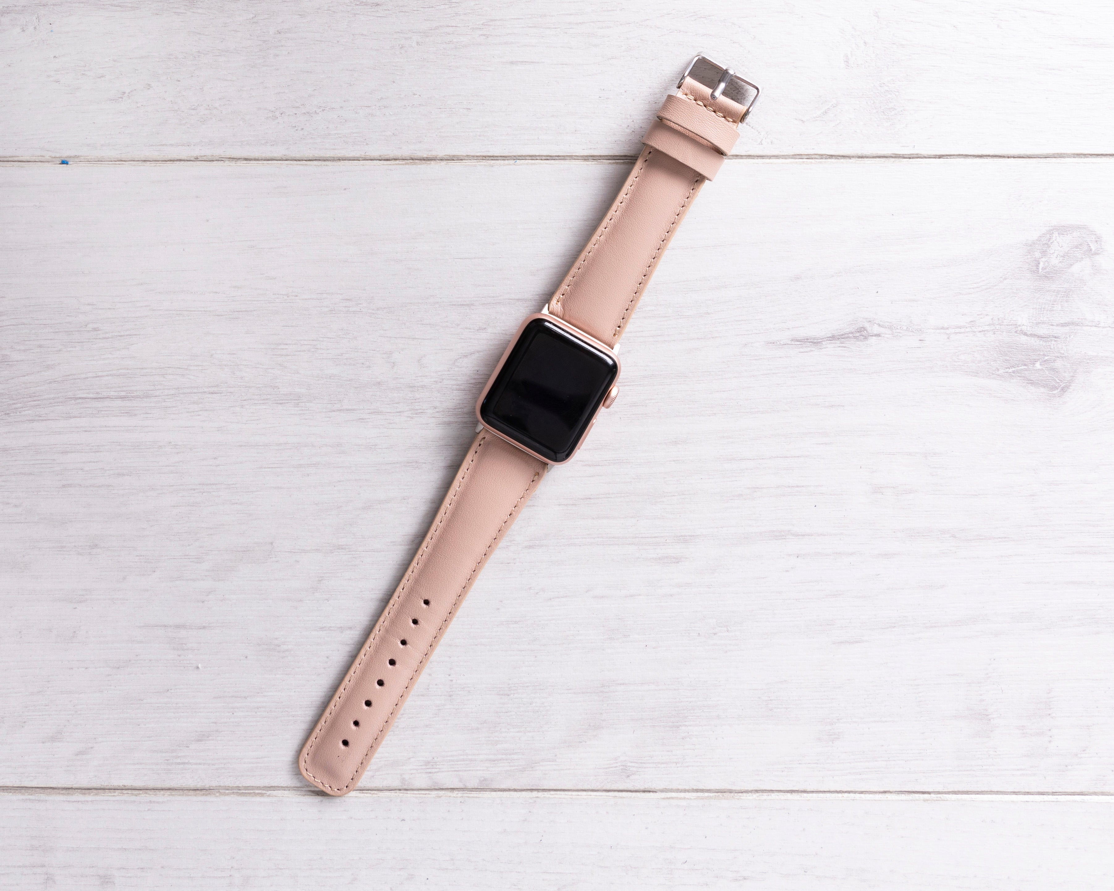 To My Daughter – Light Pink Epi Leather Apple Watch Band Gift For Daughter
