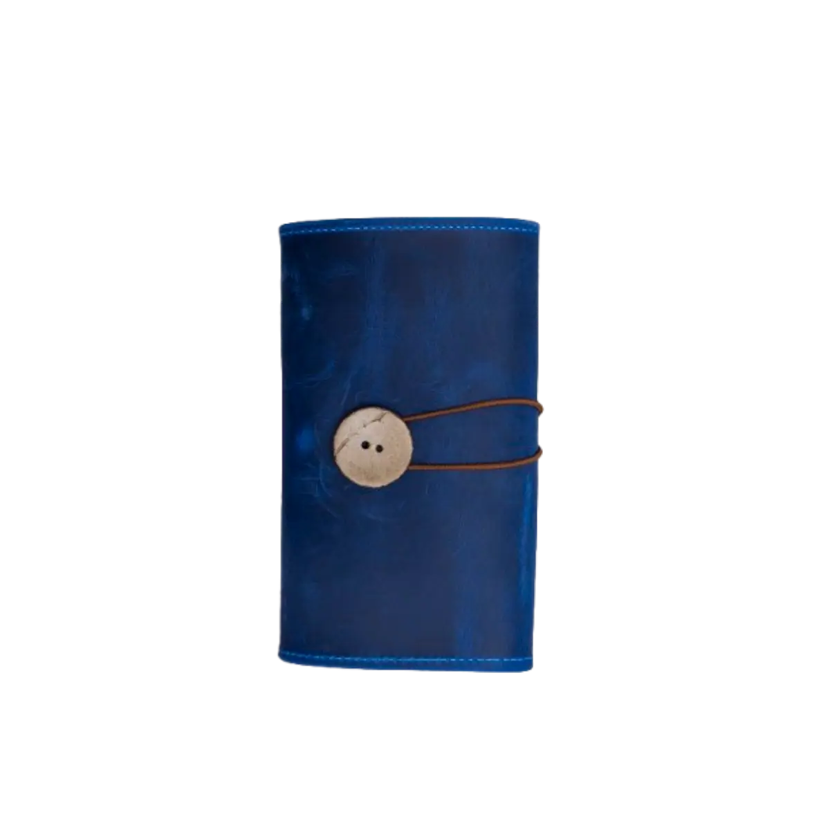 Blue Leather Cable Organizer