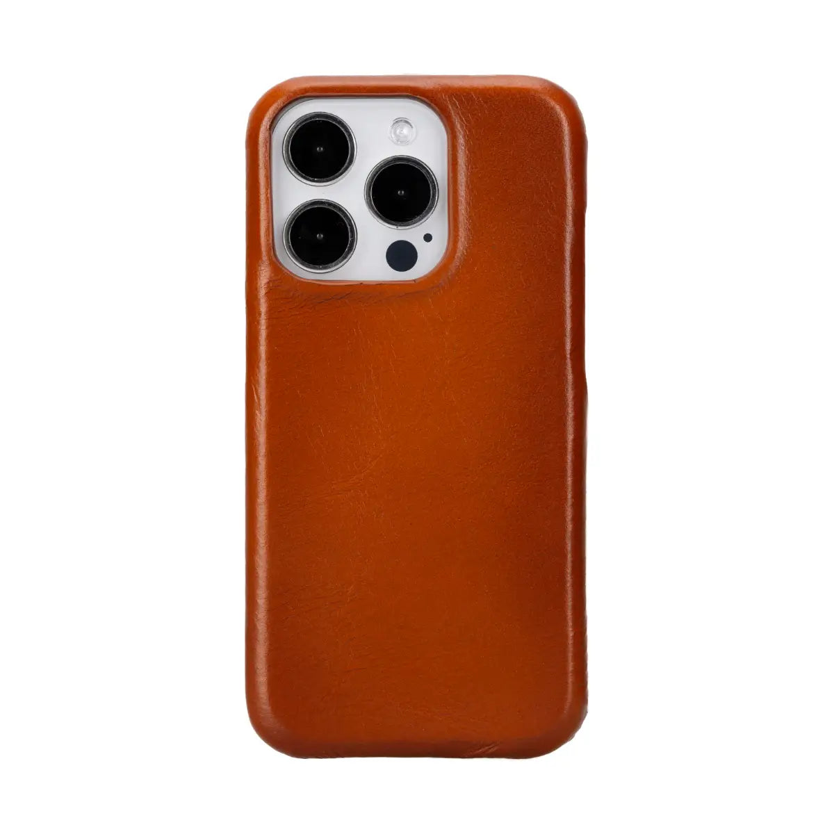 Burnished Tan Leather Prestige Wallet Case for iPhone 15 Pro