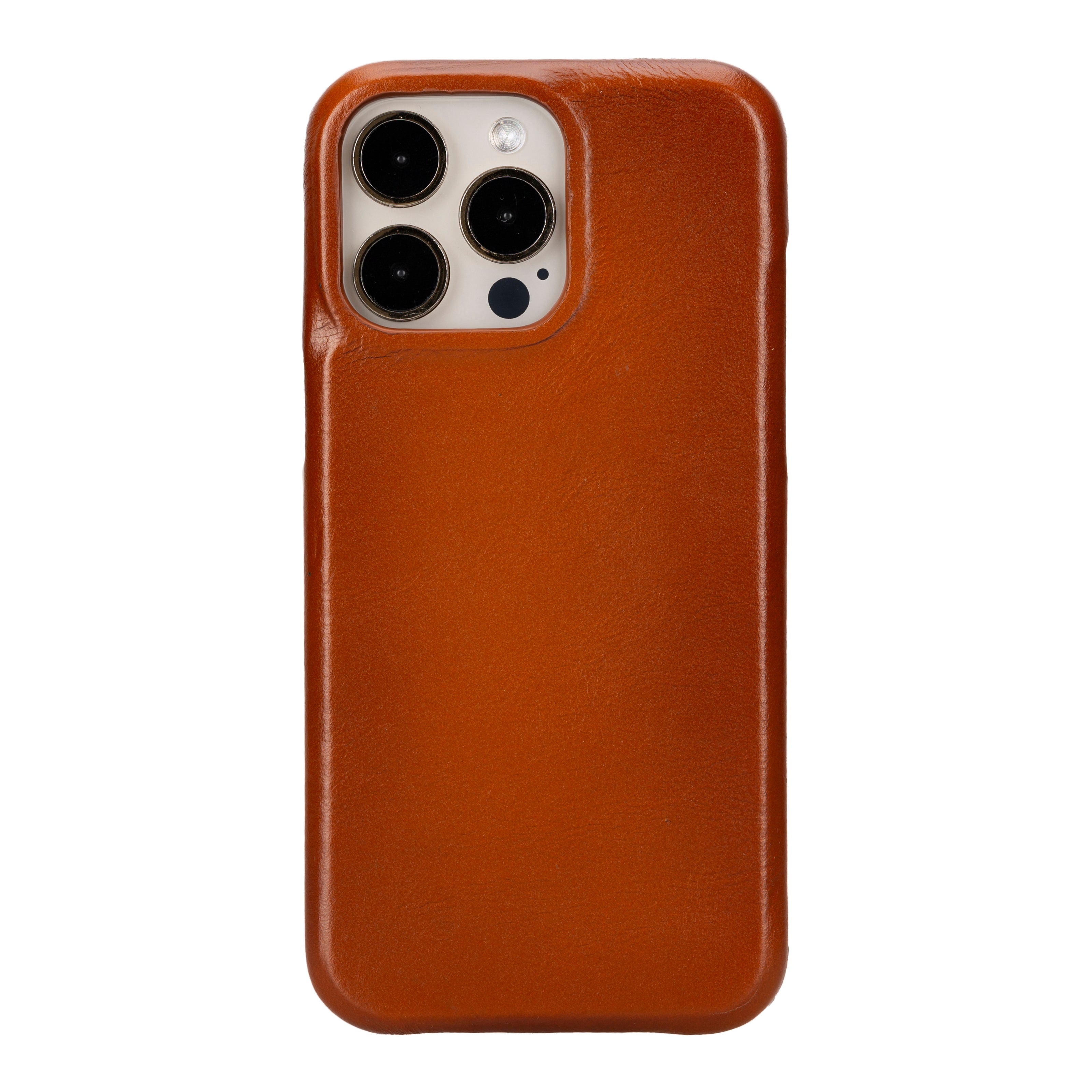 Burnished Tan Leather Magnetic Wallet Case for iPhone 15 Pro MAX (6.7"), Prestige