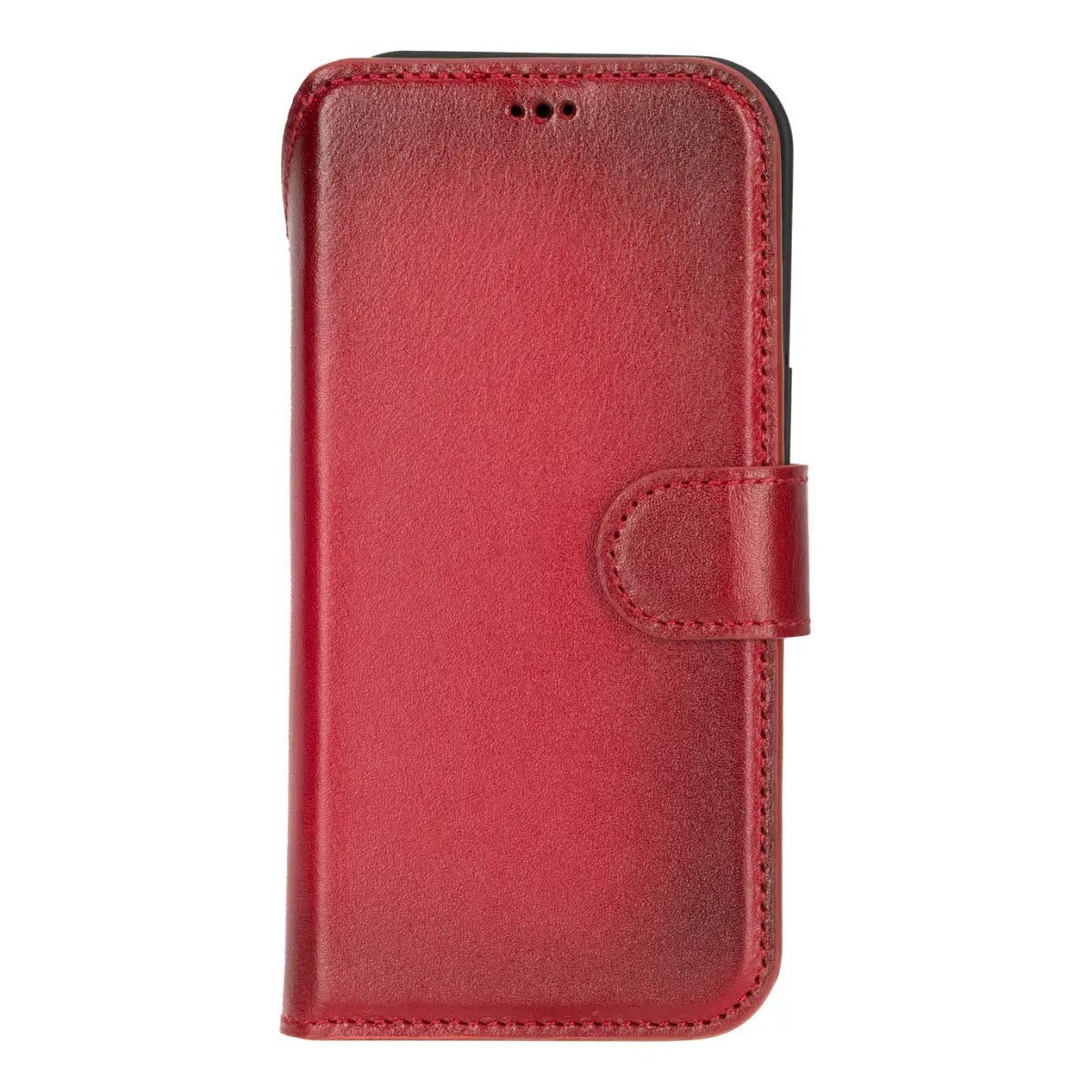 iPhone 17 Pro Leather Case – Burnished Red (Vero)