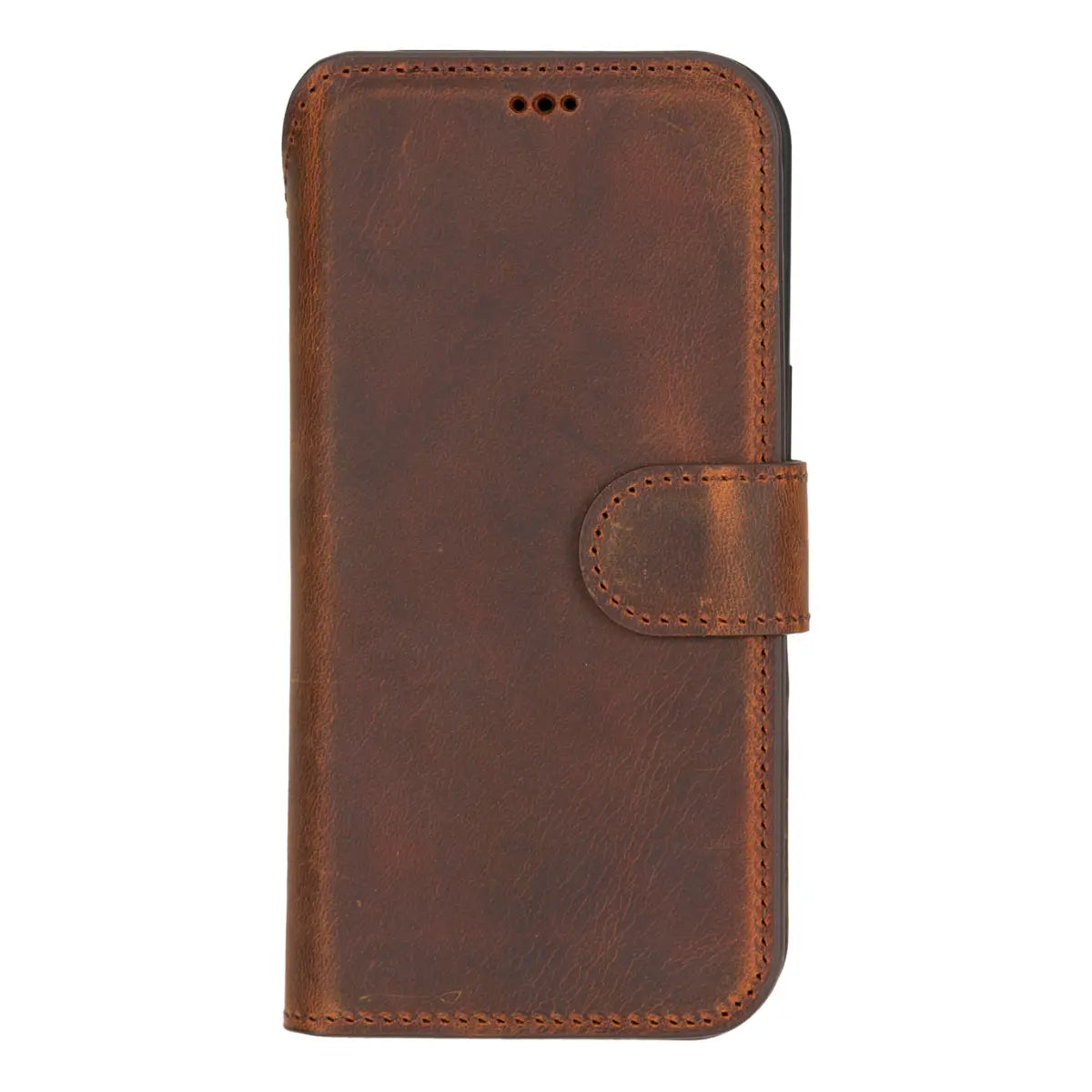 iPhone 17 Pro Leather Case – Distressed Brown (Vero)