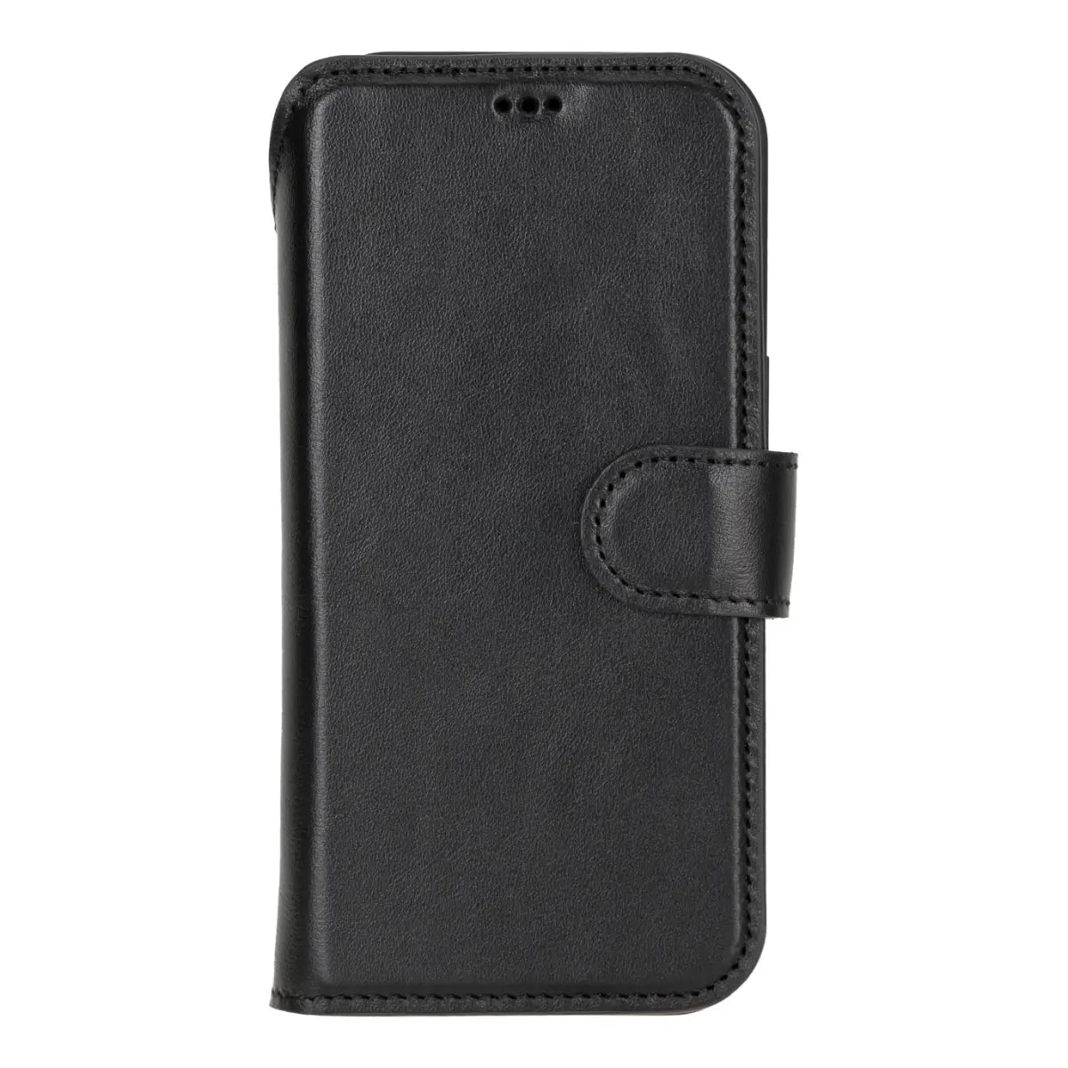 iPhone 17 Pro Max Leather Case – Black (Vero)