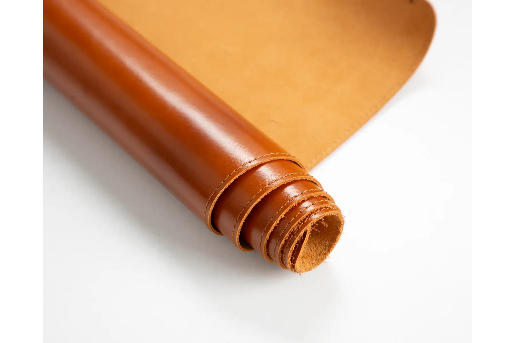 Burnished Tan Leather Desk Mat-Small Size