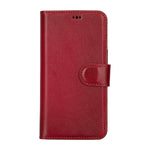 Burnished Red Leather Magnetic Case for iPhone 15 (6.1")