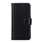 Black Leather Magnetic Case for iPhone 15 (6.1")