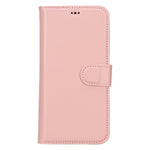 Pink Leather Magnetic Case for iPhone 15 Pro (6.1")