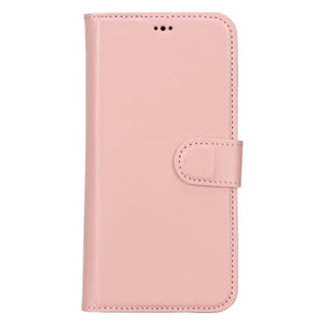 Pink Leather Magnetic Case for iPhone 15 Pro (6.1")