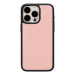 Pink Leather Magnetic Case for iPhone 15 Pro (6.1")