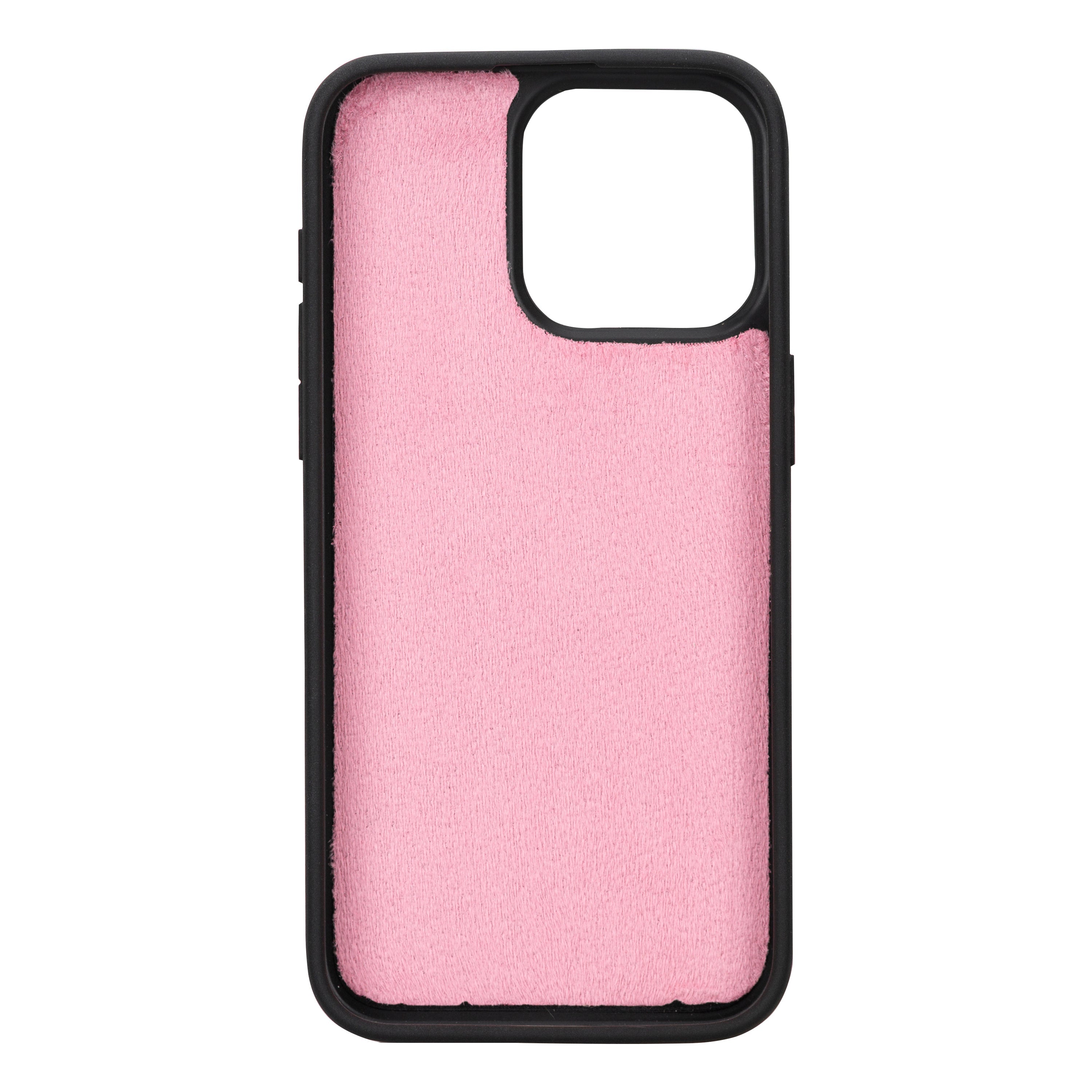 Pink Leather Magnetic Case for iPhone 15 Pro (6.1")