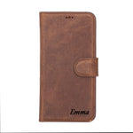 Camel Brown Leather Magnetic Case for iPhone 13 Pro MAX (6.7")