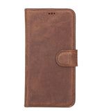 Antic Brown Leather Magnetic Case for iPhone 14 Pro MAX (6.7")