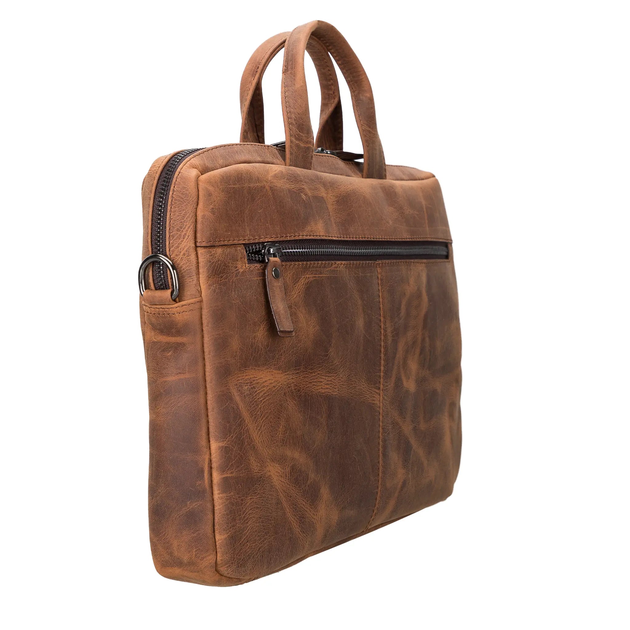 Brown Leather Business Briefcase