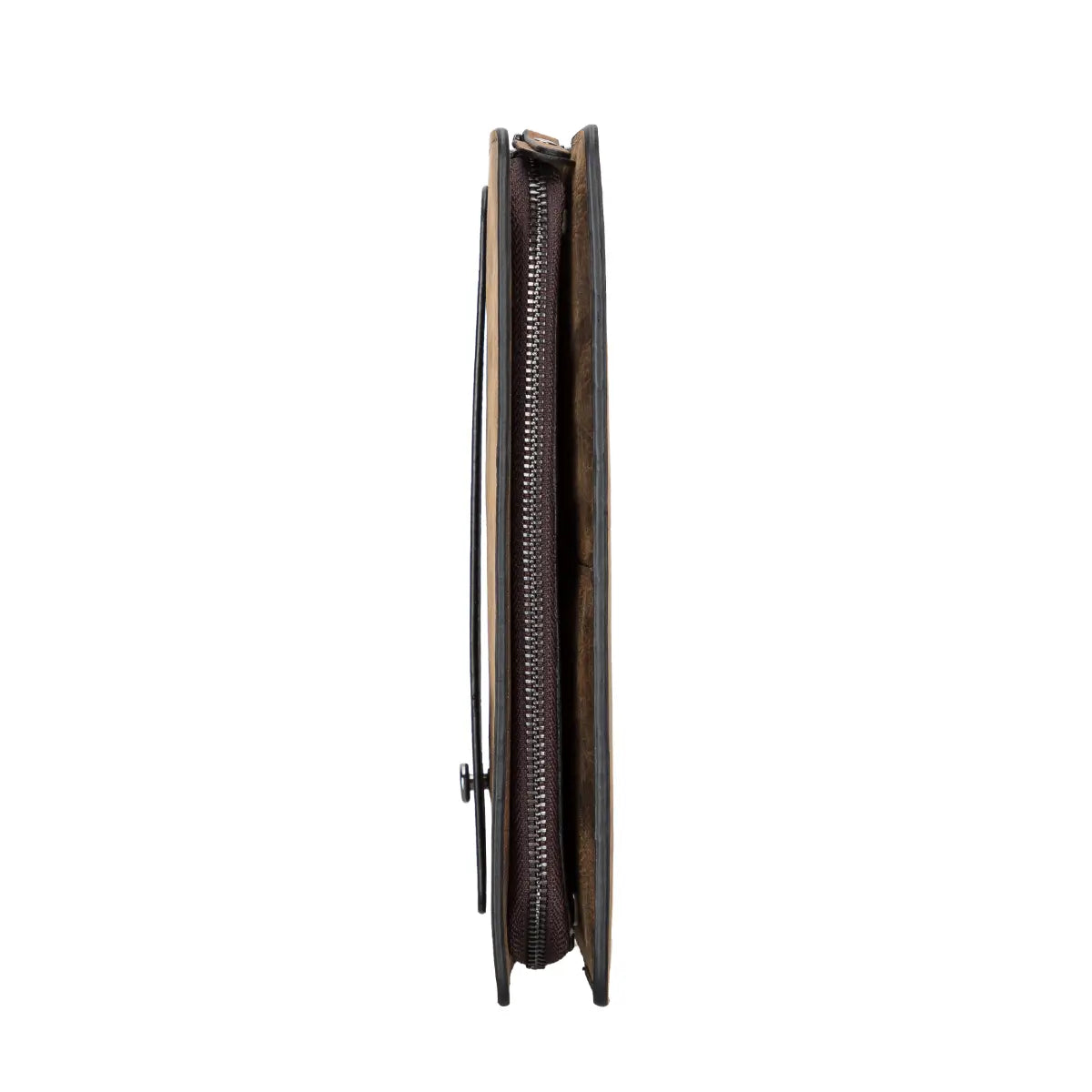 Women's Bifold Leather Wallet-Brown (Ascona)