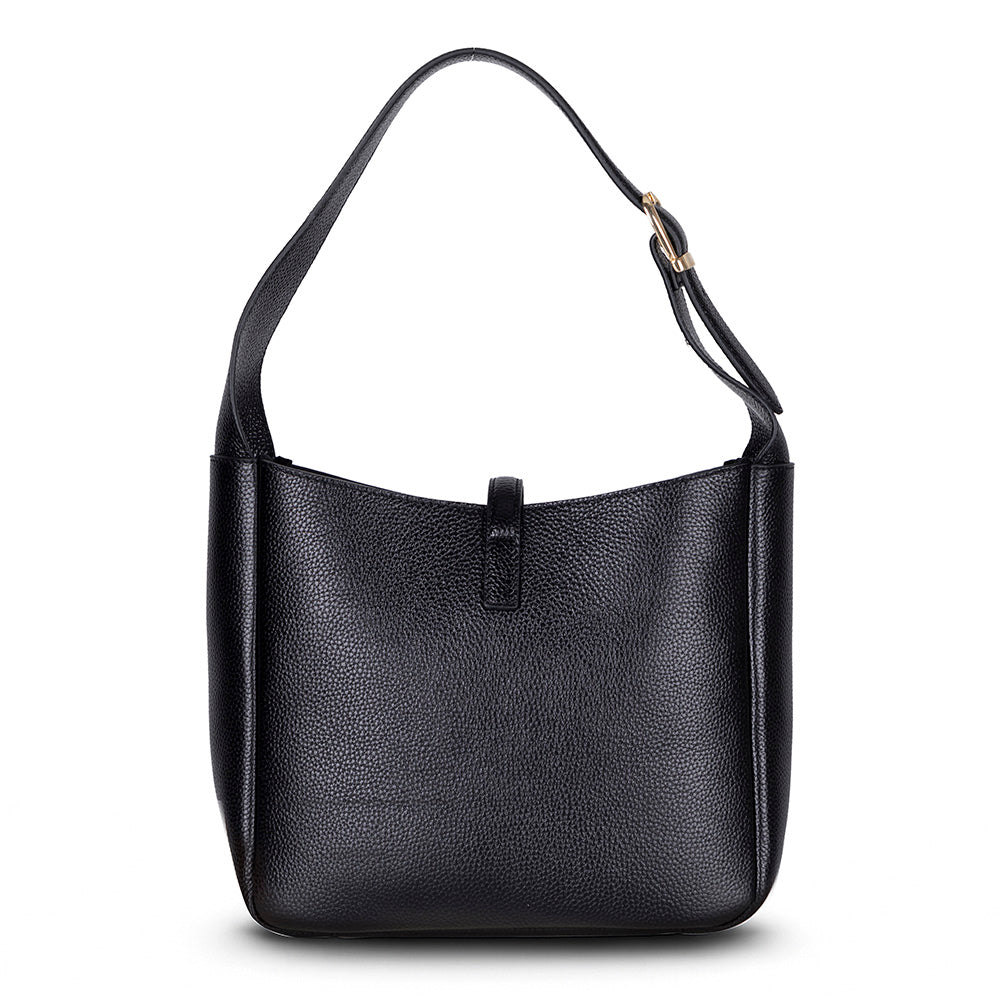 Azura Women's Leather Bag - Black