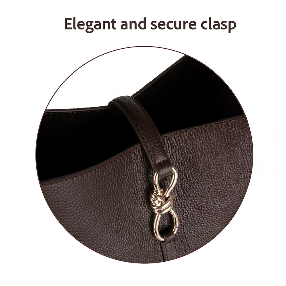 Azura Women's Leather Bag - Brown