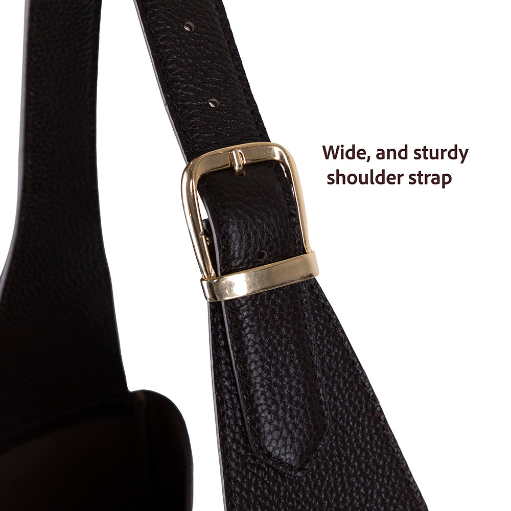 Azura Women's Leather Bag - Brown