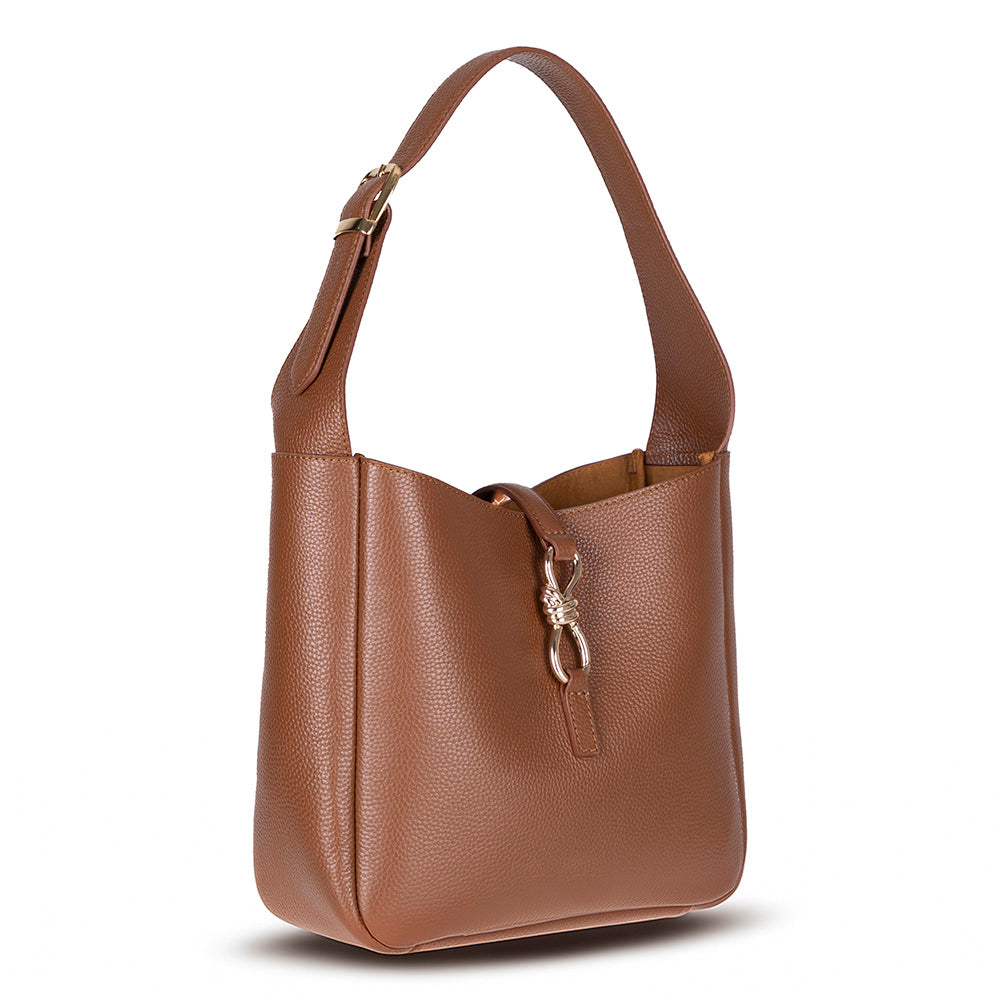 Azura Women's Leather Bag - Tan