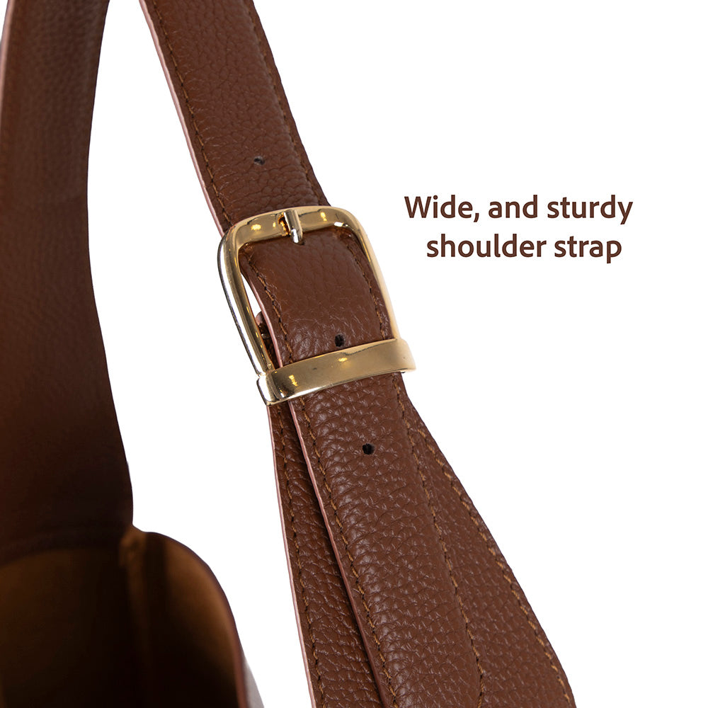 Azura Women's Leather Bag - Tan