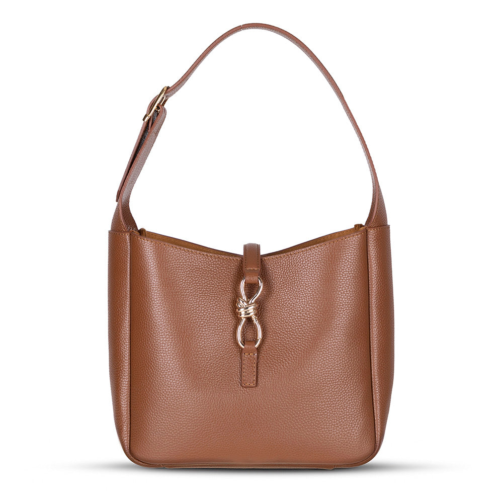Azura Women's Leather Bag - Tan