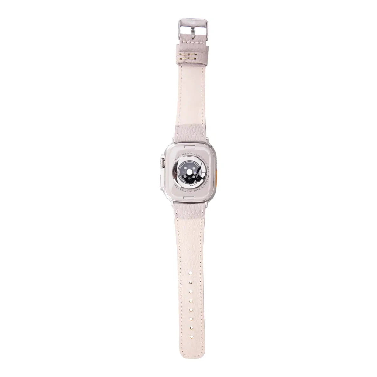 Beige Leather Apple Watch Band
