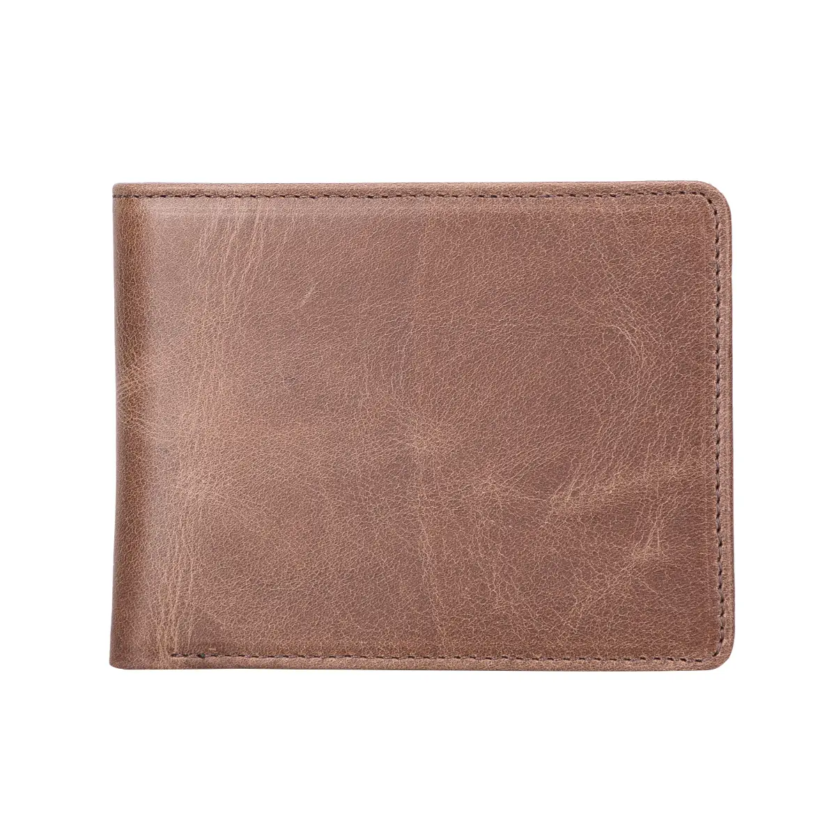 Brown Genuine Leather Classic Mens Wallet