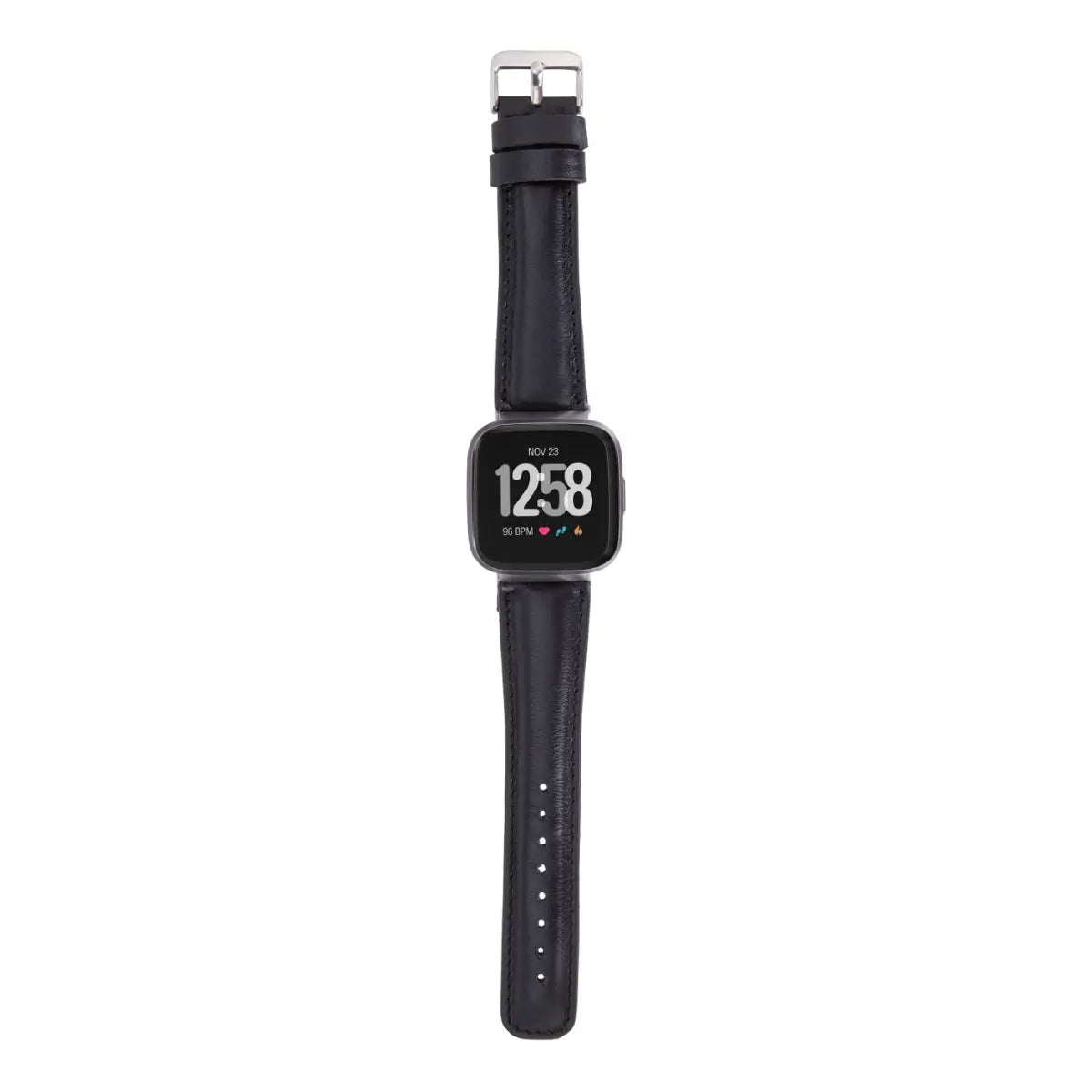 Black-Leather-Fitbit-Watch-Band