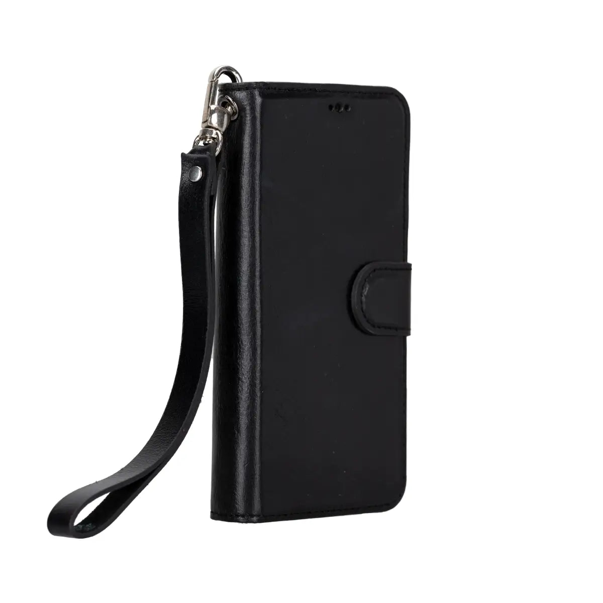 Black Leather Wrist Strap for Phone Cases