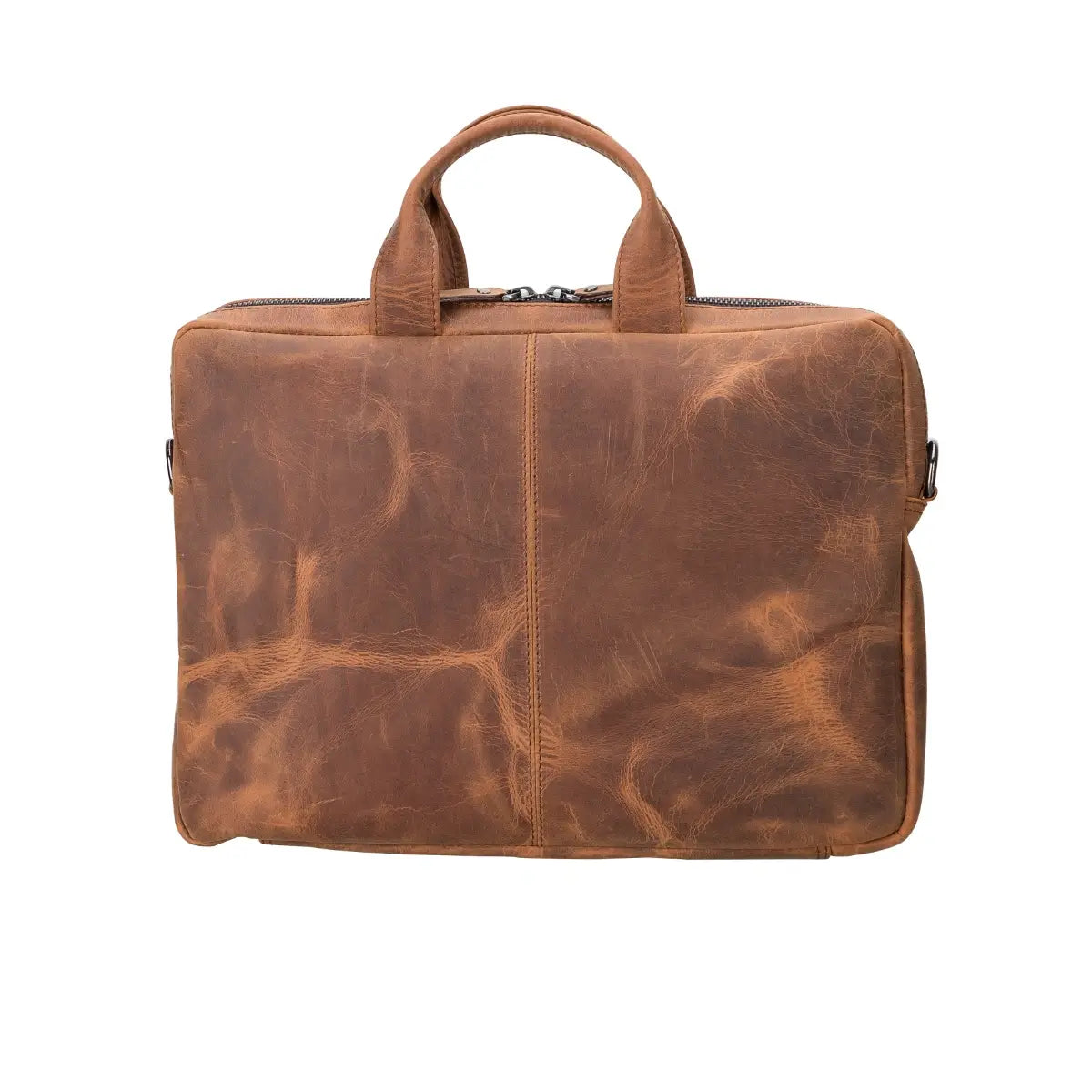 Brown Leather Business Briefcase
