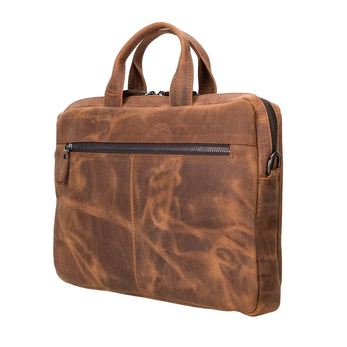 Brown Leather Business Briefcase
