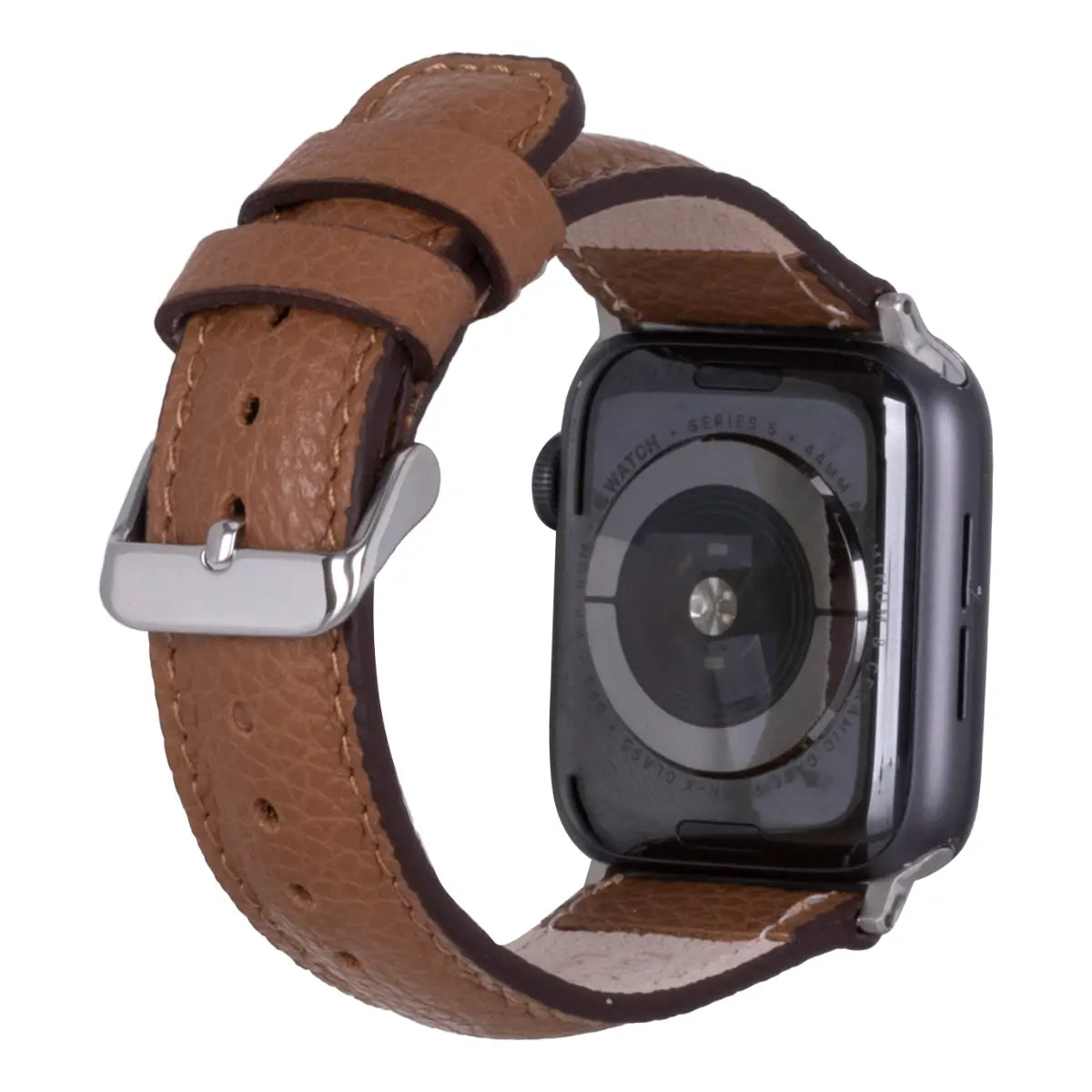 Brown Togo Leather Apple Watch Band