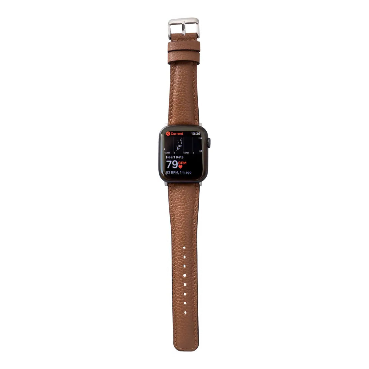 Brown Togo Leather Apple Watch Band