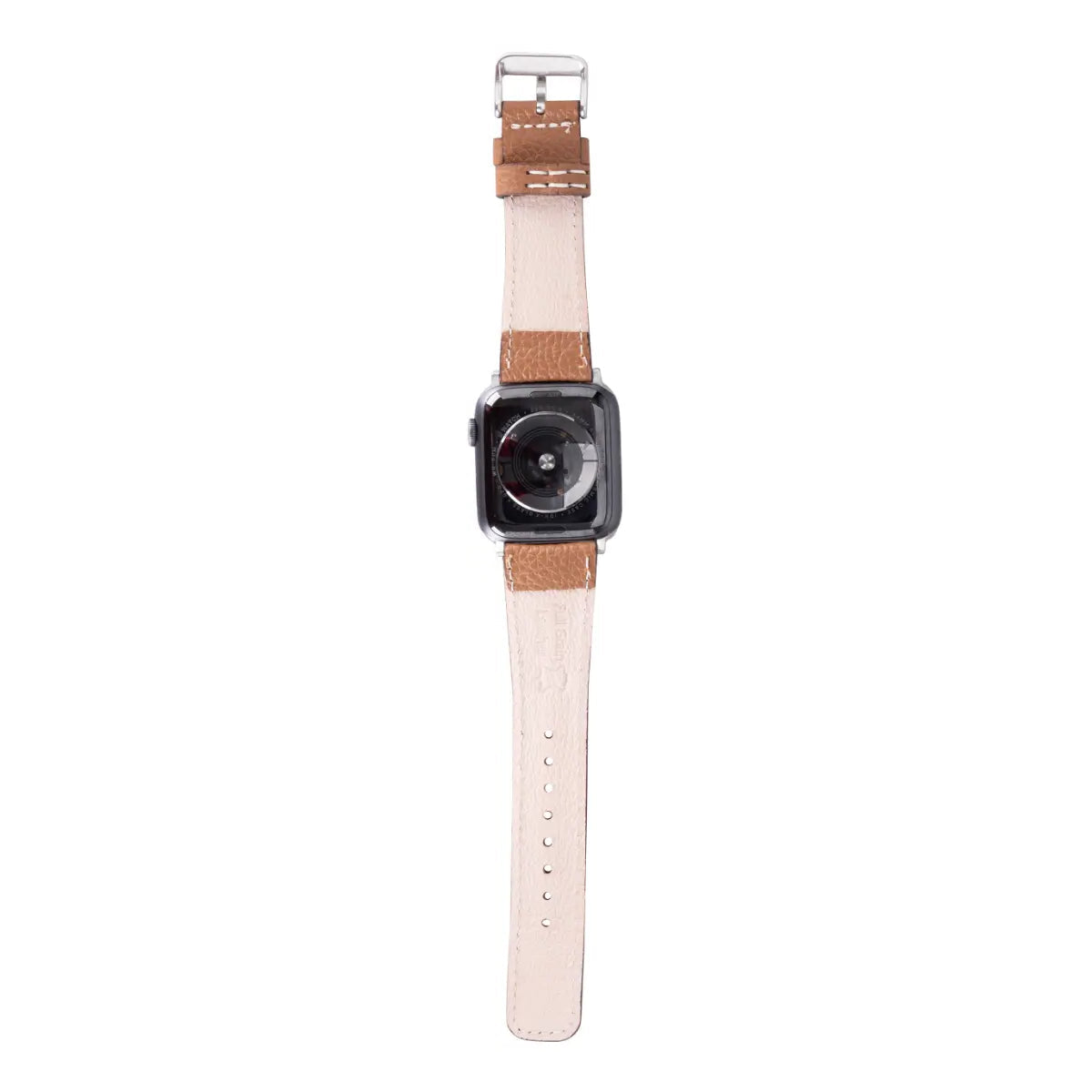 Brown Togo Leather Apple Watch Band