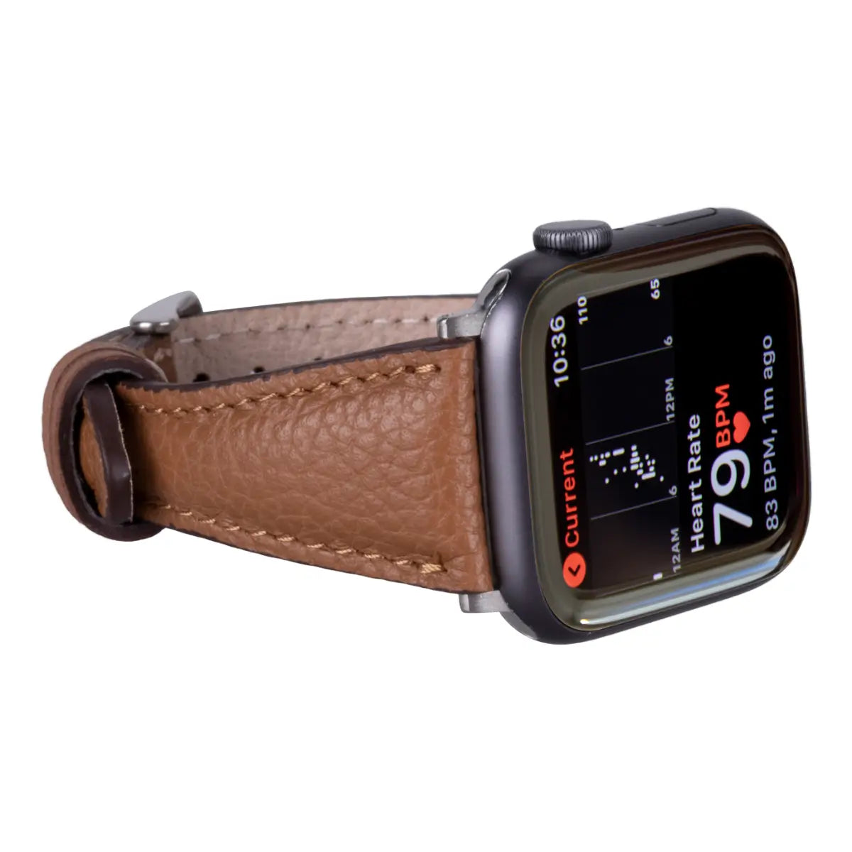 Brown Togo Leather Women's Apple Watch Band
