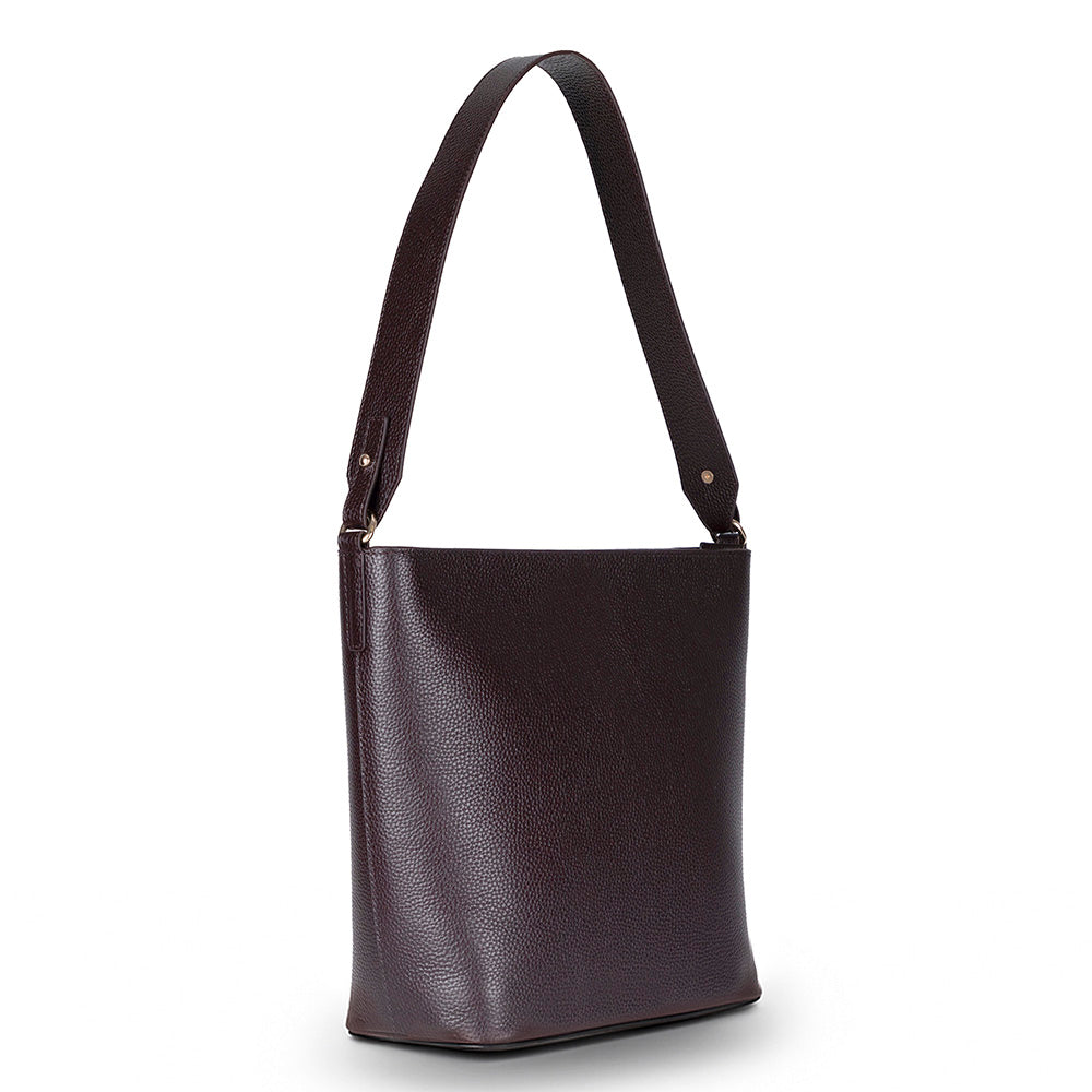Elena Women's Leather Bag - Brown