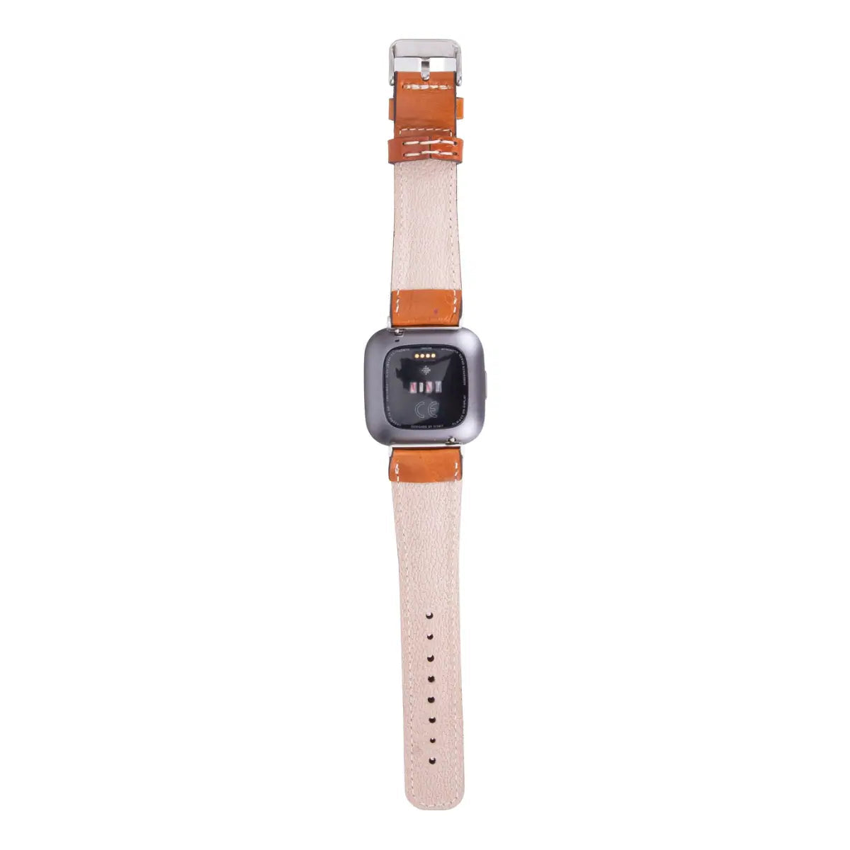 Burnished Brown Leather Fitbit Watch Band