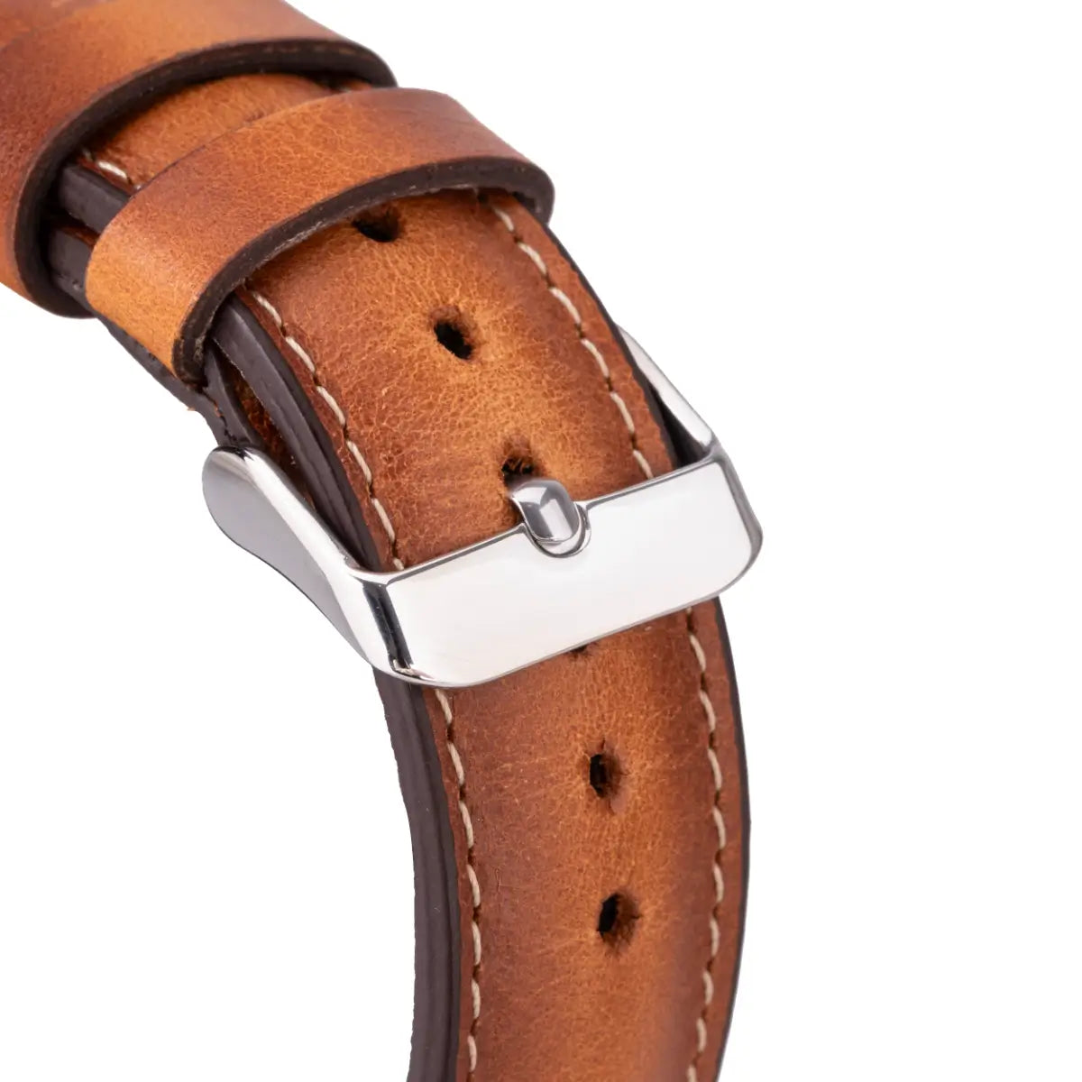 Burnished Tan Leather Classic Apple Watch Band