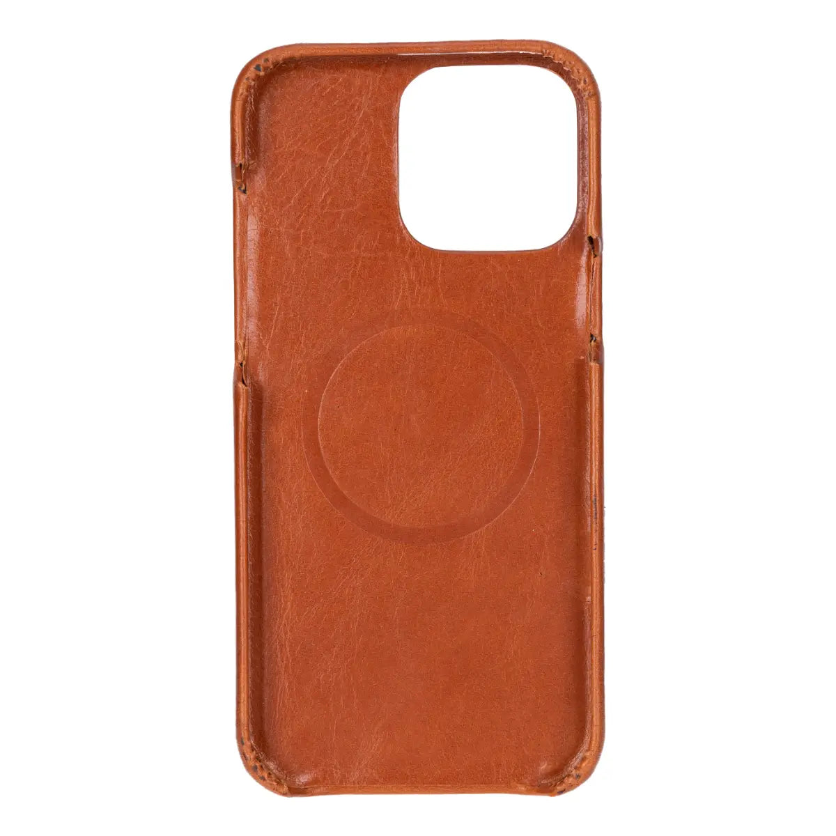 Burnished Tan Leather iPhone 16 Pro Max Prestige Wallet Case