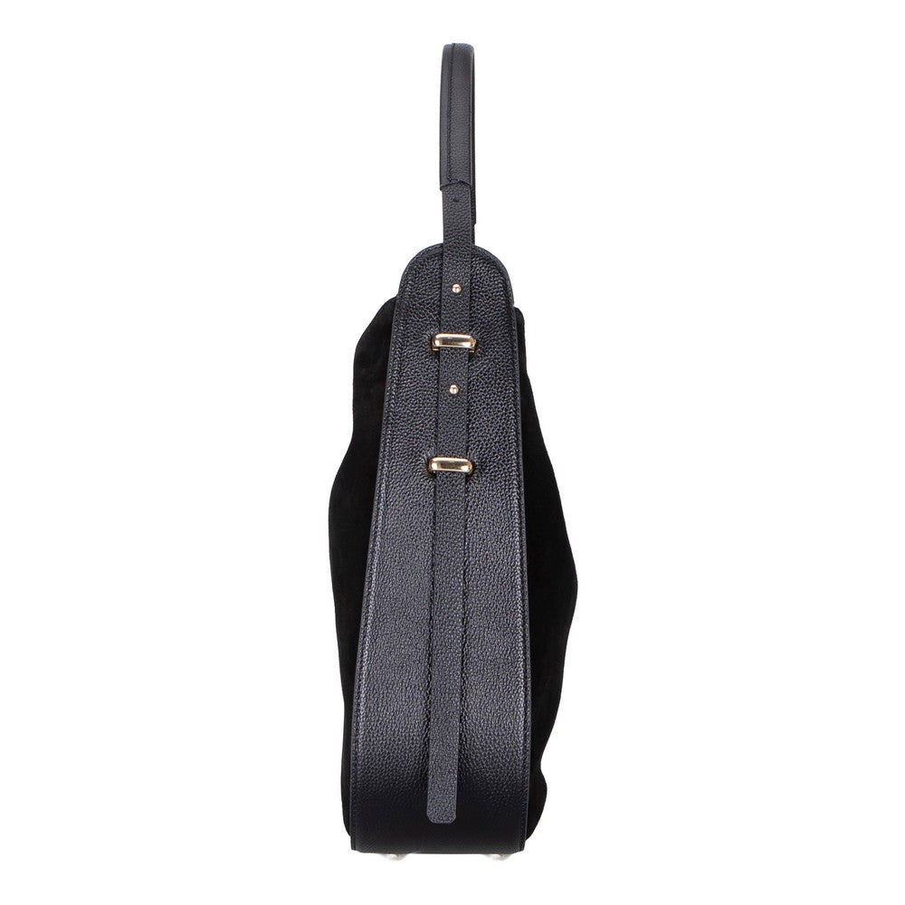 Carina Suede Leather Women's Bag Black
