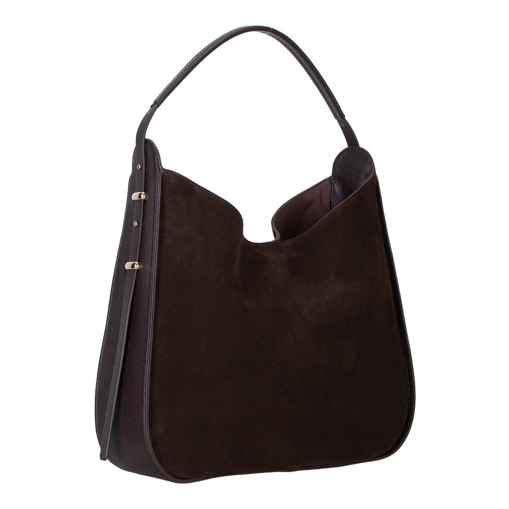 Carina Suede Leather Women's Bag Brown