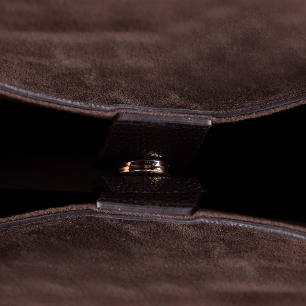 Carina Suede Leather Women's Bag Brown