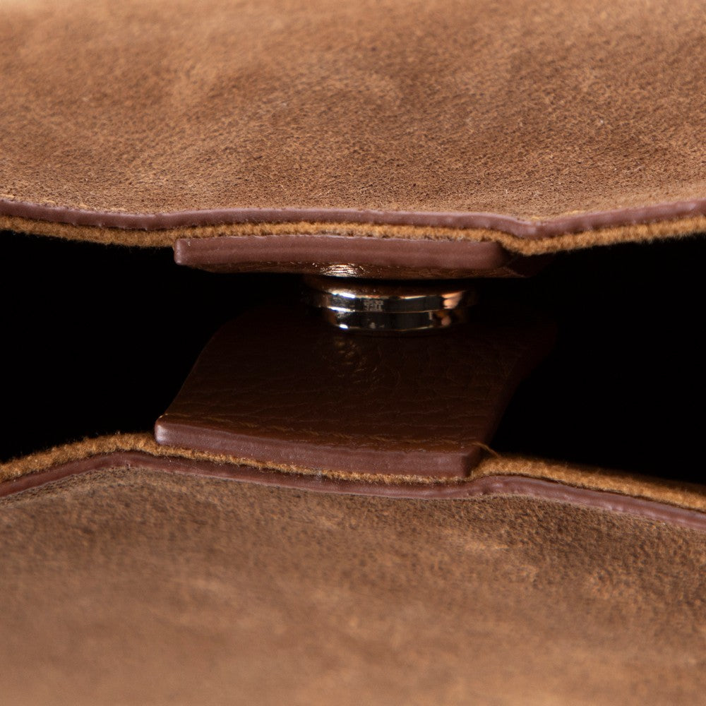 Carina Suede Leather Women's Bag Tan